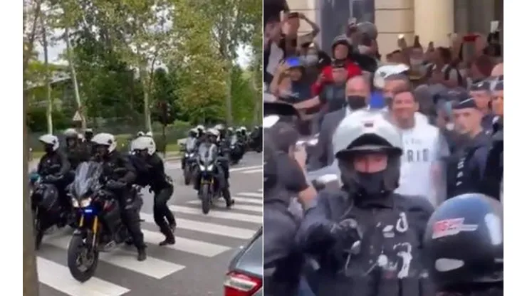 La policía de París cuida cada movimiento de Leo Messi