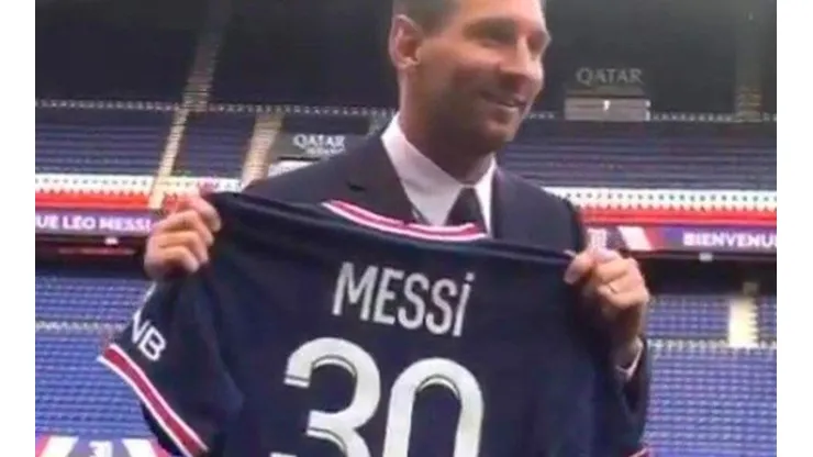 Messi llevará la 30 en el PSG, mismo número con el que debutó como profesional en Barcelona