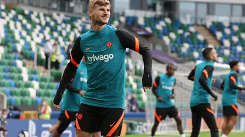 Timo Werner se prepara para la Supercopa de Europa de este miércoles