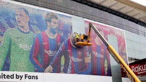 La fuerte imagen del Camp Nou: Eliminan a Lionel Messi.