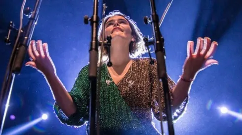 Camila Moreno en una imagen de un show previo.