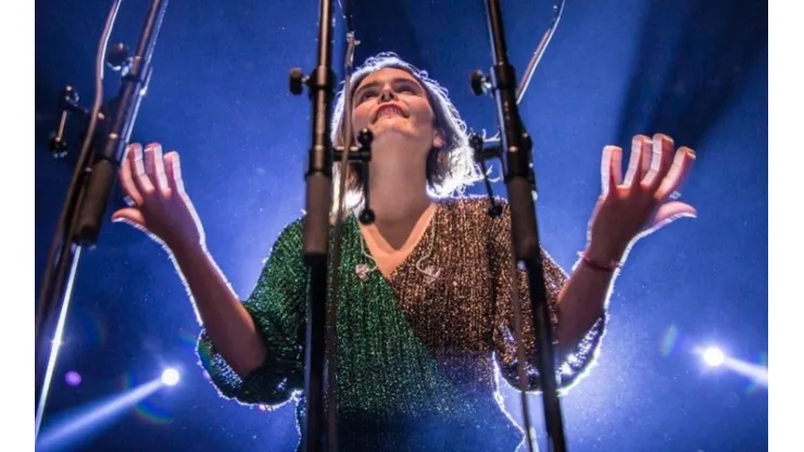 Camila Moreno en una imagen de un show previo.