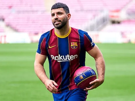 El Kun se lesiona y su debut en el Barça será a fin de año