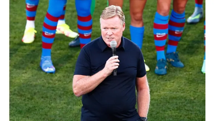 Ronald Koeman habló antes de la disputa del Trofeo Joan Gamper