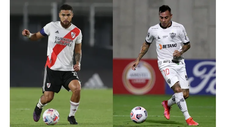 Paulo Díaz y Eduardo Vargas son claves en el funcionamiento de cada equipo.