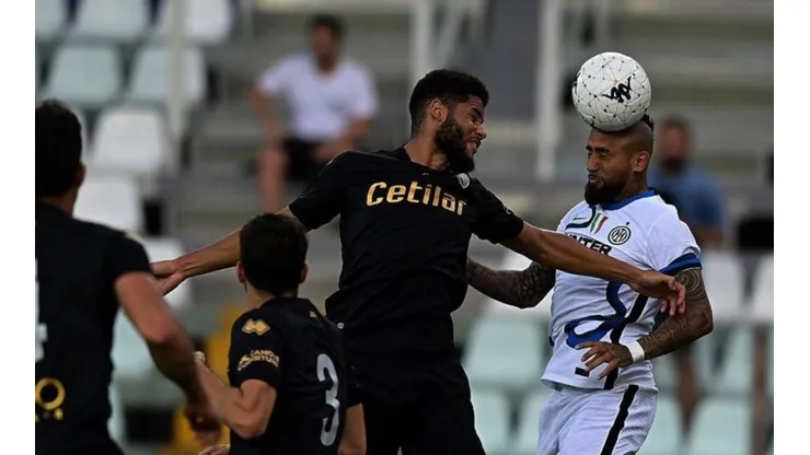 Arturo Vidal jugo en el complemento en el triunfo ante Parma.