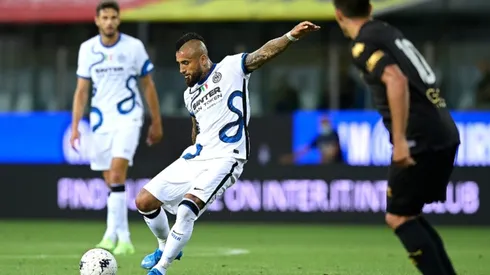 Arturo Vidal jugó en el segundo tiempo en la victoria del Inter de Milán