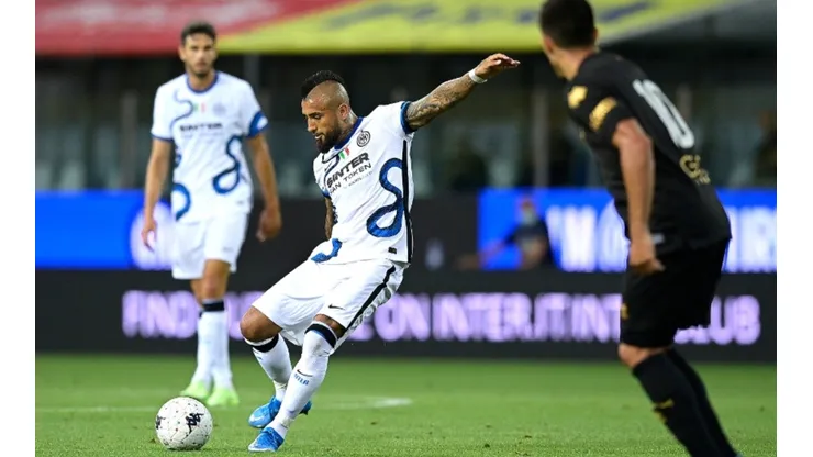 Arturo Vidal jugó en el segundo tiempo en la victoria del Inter de Milán