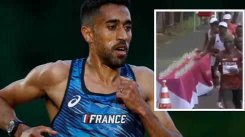 El francés Morhad Amdouni fue criticado en redes sociales