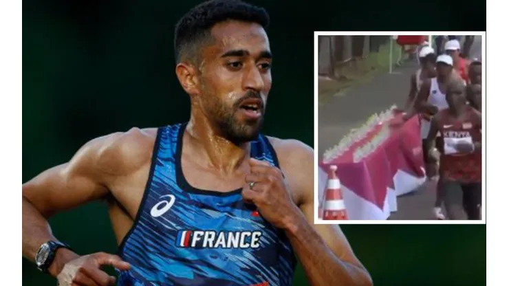 El francés Morhad Amdouni fue criticado en redes sociales
