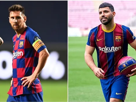 El desabrido adiós del Kun Agüero a Lio Messi