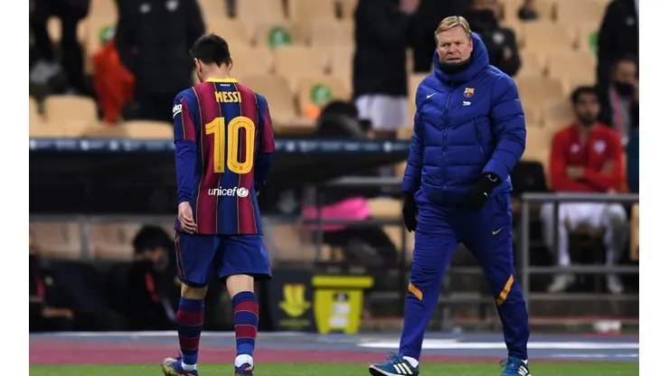 Ronald Koeman aún no acepta la partida de Lionel Messi del Barcelona