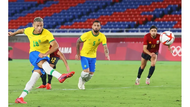 Richarlison ejecutó de la peor manera posible su penal.