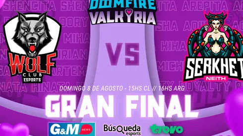 El equipo femenino de Wolf Club eSports busca un nuevo título en la Doomfire Valkyria lV