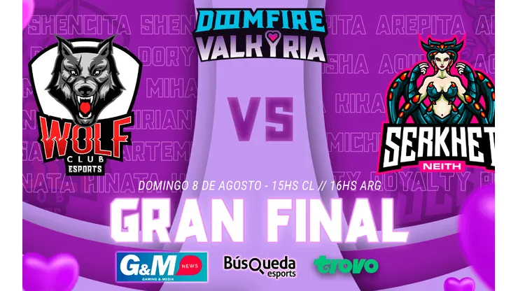 El equipo femenino de Wolf Club eSports busca un nuevo título en la Doomfire Valkyria lV