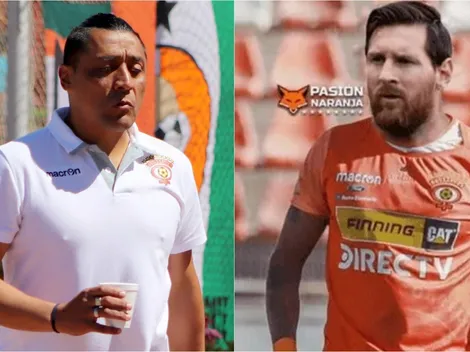 Kalule Meléndez fantasea con Lionel Messi en Cobreloa