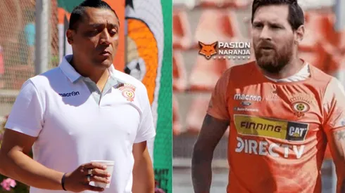 La esforzadísima imagen de Messi con la camiseta de Cobreloa, el sueño de Kalule Meléndez
