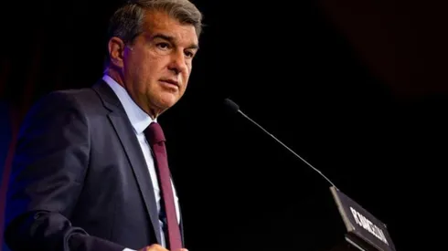 Joan Laporta lamentó la situación de no poder renovar a Lionel Messi