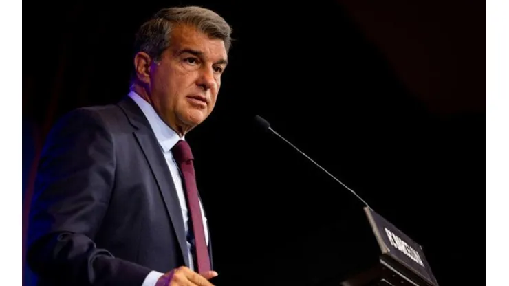 Joan Laporta lamentó la situación de no poder renovar a Lionel Messi