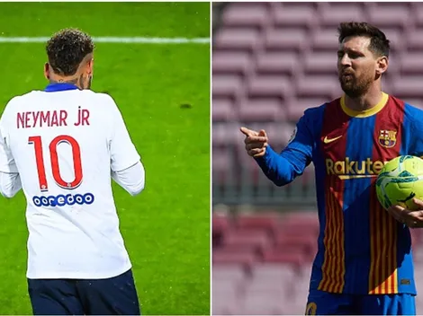 Neymar le ofrece a Messi la 10 del PSG y el argentino la rechaza