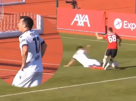 Gary vuelve a jugar y comete penal ante Liverpool