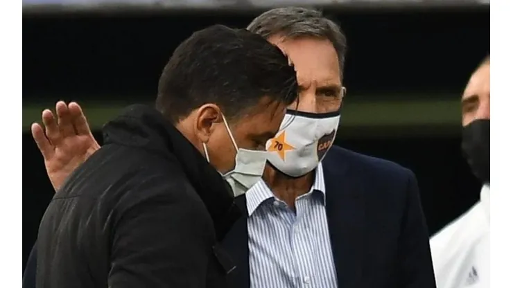 Russo y Boca le desean suerte a River en Copa Libertadores.