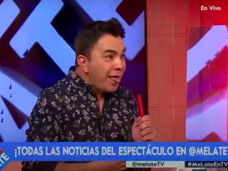 Luis Sandoval confiesa haber entrevistado artistas estando drogado