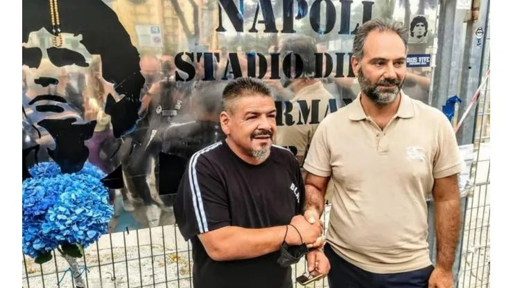 Hugo Maradona lanzó su campaña para ser alcalde de Napoli