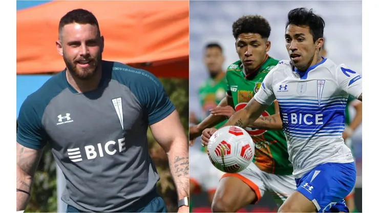 Diego Poyet tiene varias libras más que Edson Puch, pero aseguran que protagonizaron un conato en Universidad Católica