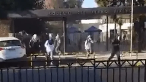 Estudiantes del Verbo Divino protagonizan disturbios en el colegio