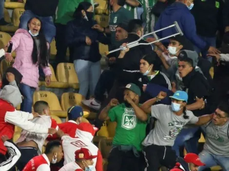 Batalla campal en Colombia empaña el regreso del público