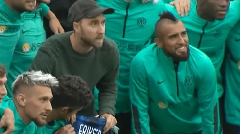 Vidal dejó un cariñoso mensaje tras el regreso de Eriksen al Inter