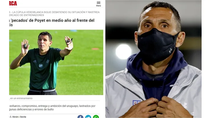 Gustavo Poyet tuvo complicaciones en el fútbol español y algunas se repiten en su paso por la UC