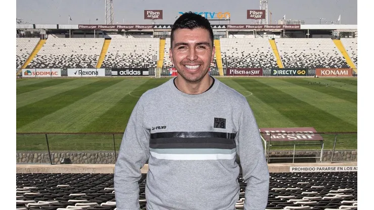 Gonzalo Fierro feliz en su regreso al Monumental.