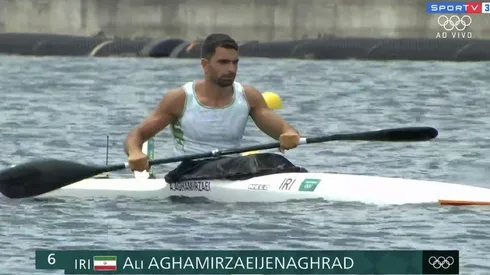 Aghamirzaeijenaghrad representa a Irán en el canotaje