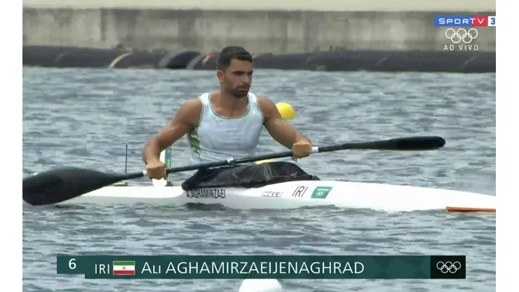 Aghamirzaeijenaghrad representa a Irán en el canotaje