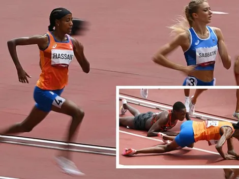 Impresionante: todos hablan de la fondista que se cayó y salió primera