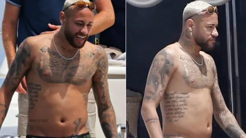 Neymar en sus vacaciones