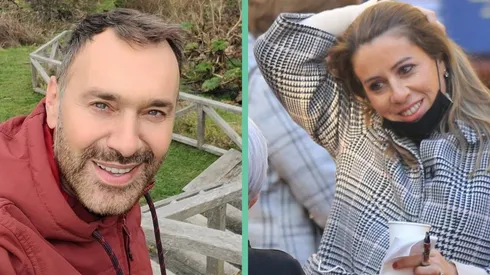 Jordi Castell y Tere Marinovic.