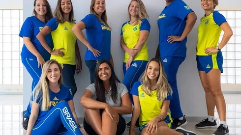 La hija de Romario, que aparece abajo al medio, sigue el legado de su padre en los Juegos Olímpicos de Tokio 2020