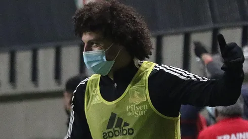 Maximiliano Falcón sigue en Colo Colo y quiere pelear por la titularidad.