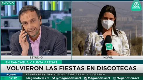 El momento en que Rodrigo Sepúlveda llamó a su señora en Meganoticias.