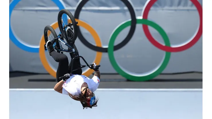 Macarena Pérez brilló en la primera vez del BMX Freestyle en Juegos Olímpicos
