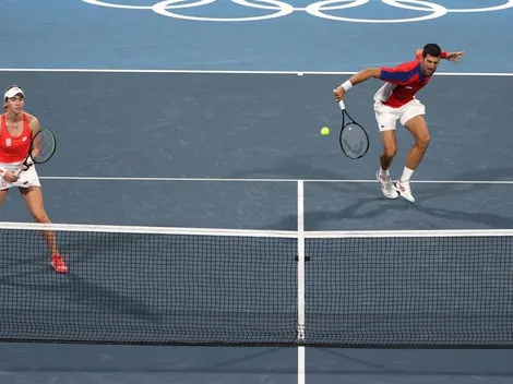 Polémica: Djokovic se baja del bronce de los dobles mixtos