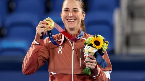 Bencic en lo más alto del podio