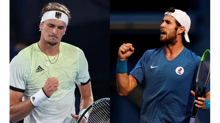 Zverev y Khachanov buscan la medalla de oro en los Juegos Olímpicos de Tokio.