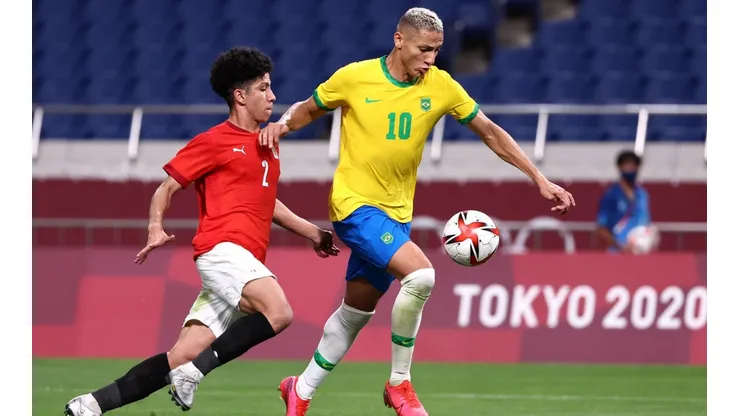 Richarlison y Brasil a semifinales de los Juegos Olímpicos.