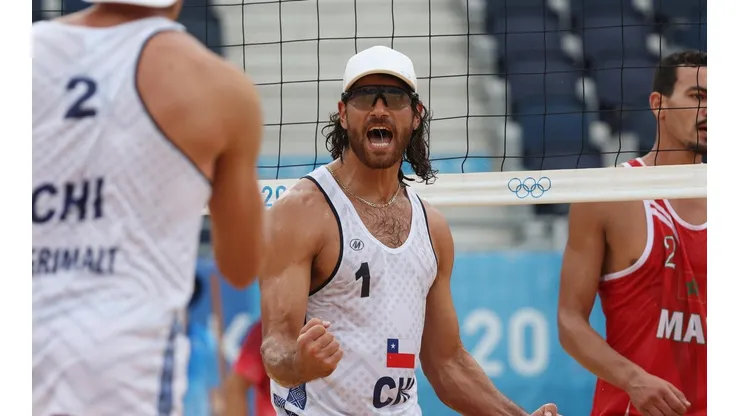 Marco Grimalt celebra en Tokio