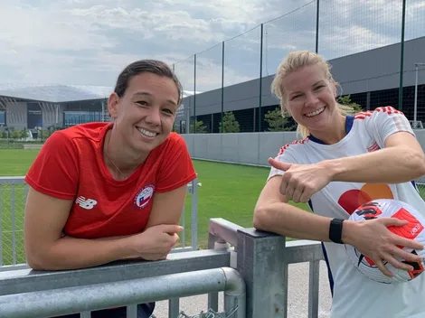 Endler se reporta con Lyon uniformada del Team Chile