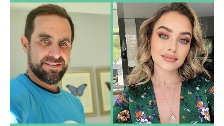El doctor Cristian Arriagada y la actriz Daniela Nicolás.